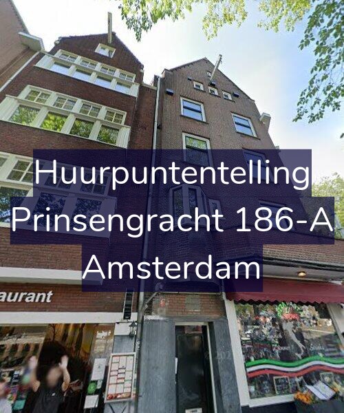 Foto gevel Huurpuntentelling voor Prinsengracht 186-A, Amsterdam
