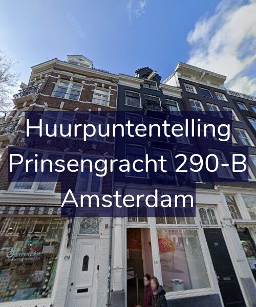 Foto gevel Huurpuntentelling voor Prinsengracht 290-B, Amsterdam