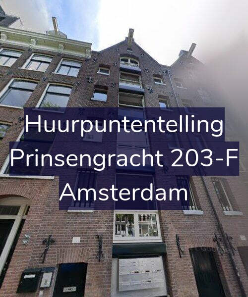 Foto gevel Huurpuntentelling voor Prinsengracht 203-F, Amsterdam