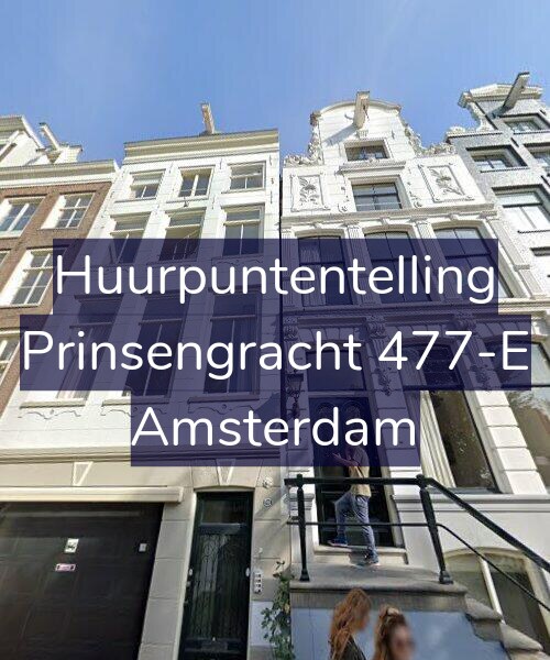 Foto gevel Huurpuntentelling voor Prinsengracht 477-E, Amsterdam