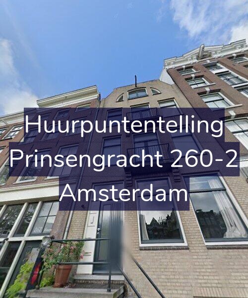 Foto gevel Huurpuntentelling voor Prinsengracht 260-2, Amsterdam
