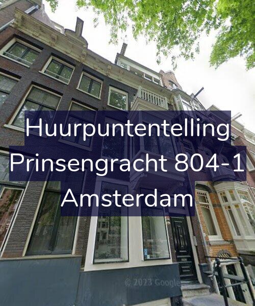 Foto gevel Huurpuntentelling voor Prinsengracht 804-1, Amsterdam