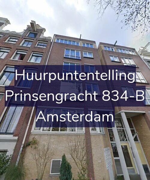 Foto gevel Huurpuntentelling voor Prinsengracht 834-B, Amsterdam