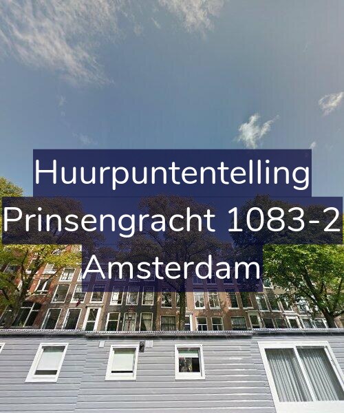 Foto gevel Huurpuntentelling voor Prinsengracht 1083-2, Amsterdam
