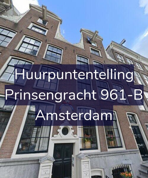 Foto gevel Huurpuntentelling voor Prinsengracht 961-B, Amsterdam