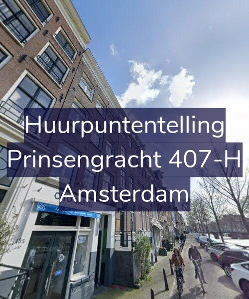 Foto gevel Huurpuntentelling voor Prinsengracht 407-H, Amsterdam
