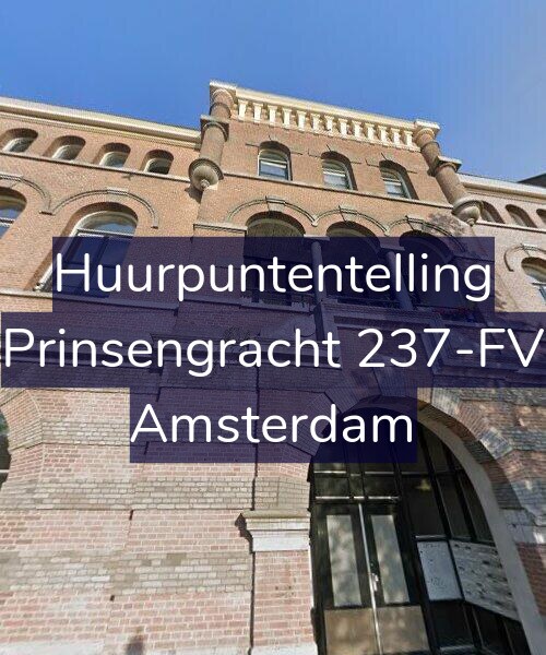 Foto gevel Huurpuntentelling voor Prinsengracht 237-FV, Amsterdam