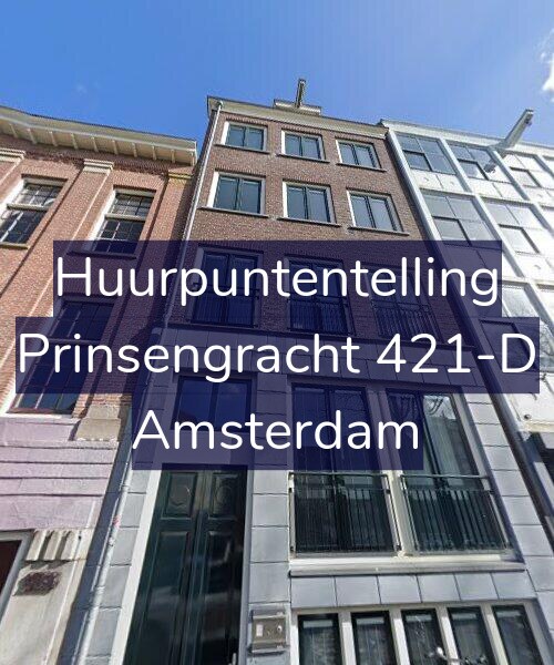 Foto gevel Huurpuntentelling voor Prinsengracht 421-D, Amsterdam