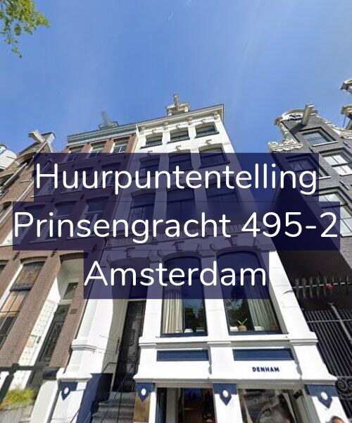Foto gevel Huurpuntentelling voor Prinsengracht 495-2, Amsterdam