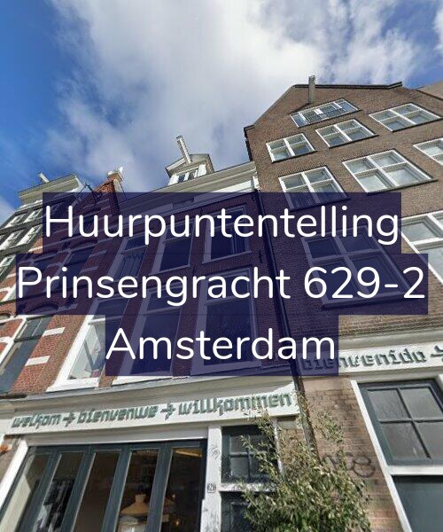 Foto gevel Huurpuntentelling voor Prinsengracht 629-2, Amsterdam