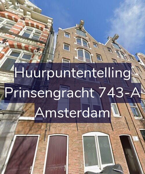 Foto gevel Huurpuntentelling voor Prinsengracht 743-A, Amsterdam