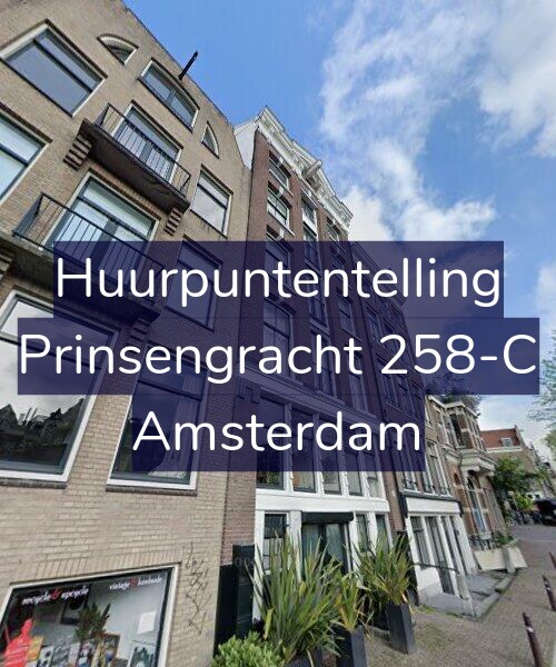 Foto gevel Huurpuntentelling voor Prinsengracht 258-C, Amsterdam