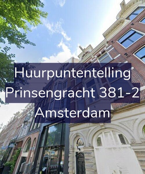 Foto gevel Huurpuntentelling voor Prinsengracht 381-2, Amsterdam