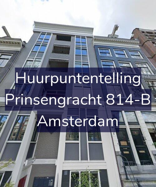 Foto gevel Huurpuntentelling voor Prinsengracht 814-B, Amsterdam