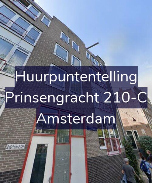 Foto gevel Huurpuntentelling voor Prinsengracht 210-C, Amsterdam