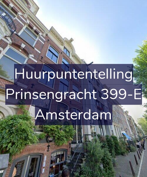 Foto gevel Huurpuntentelling voor Prinsengracht 399-E, Amsterdam