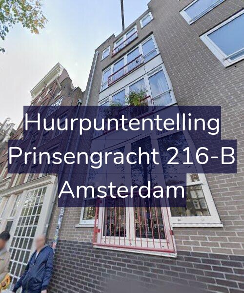 Foto gevel Huurpuntentelling voor Prinsengracht 216-B, Amsterdam
