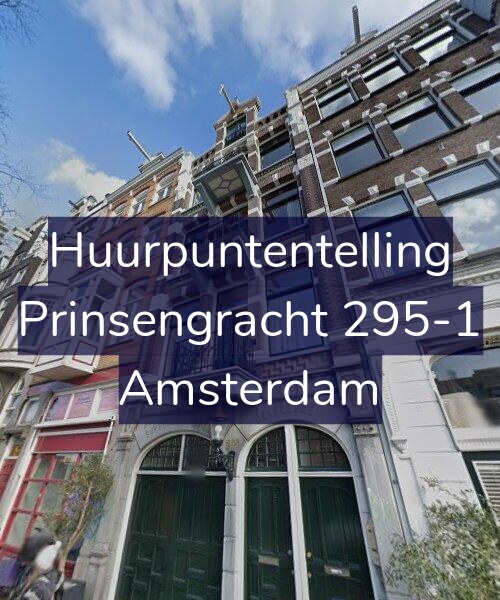 Foto gevel Huurpuntentelling voor Prinsengracht 295-1, Amsterdam