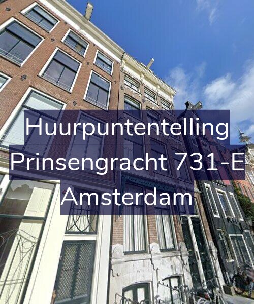 Foto gevel Huurpuntentelling voor Prinsengracht 731-E, Amsterdam