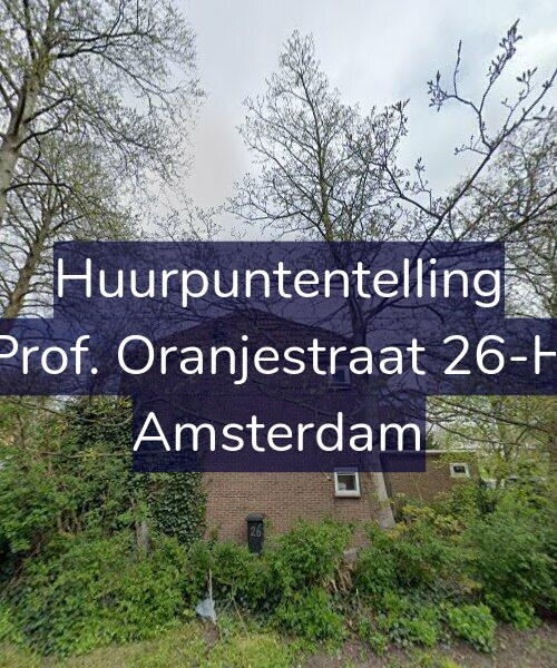 Foto gevel Huurpuntentelling voor Prof. Oranjestraat 26-H, Amsterdam