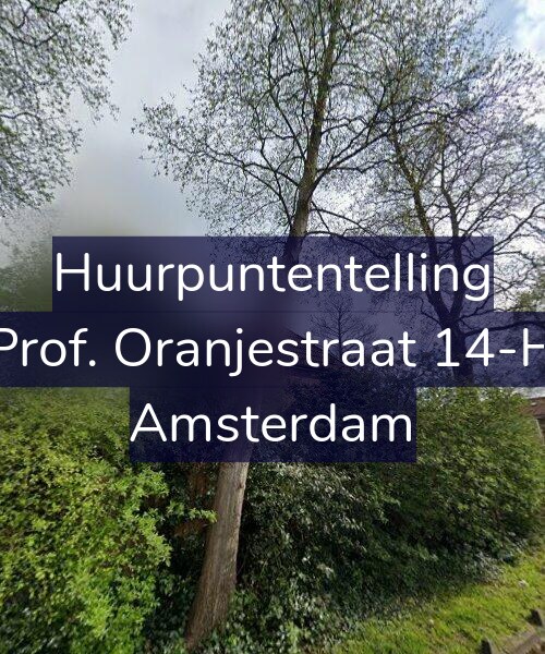 Foto gevel Huurpuntentelling voor Prof. Oranjestraat 14-H, Amsterdam