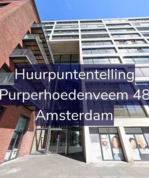 Foto gevel Huurpuntentelling voor Purperhoedenveem 48, Amsterdam