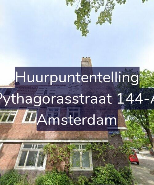 Foto gevel Huurpuntentelling voor Pythagorasstraat 144-A, Amsterdam