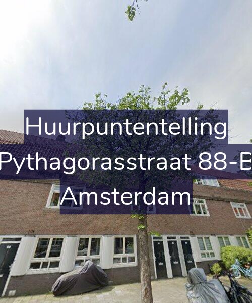 Foto gevel Huurpuntentelling voor Pythagorasstraat 88-B, Amsterdam