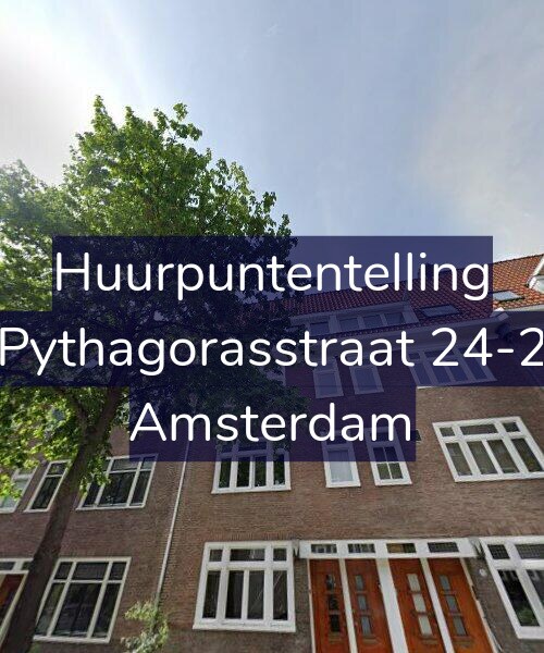 Foto gevel Huurpuntentelling voor Pythagorasstraat 24-2, Amsterdam