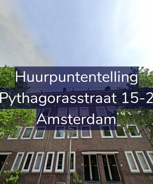 Foto gevel Huurpuntentelling voor Pythagorasstraat 15-2, Amsterdam