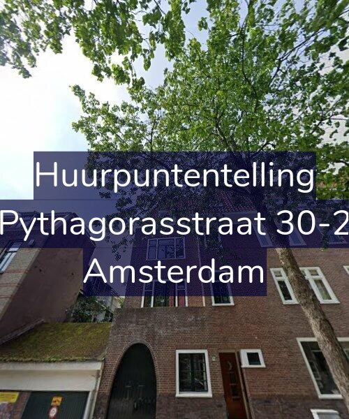 Foto gevel Huurpuntentelling voor Pythagorasstraat 30-2, Amsterdam