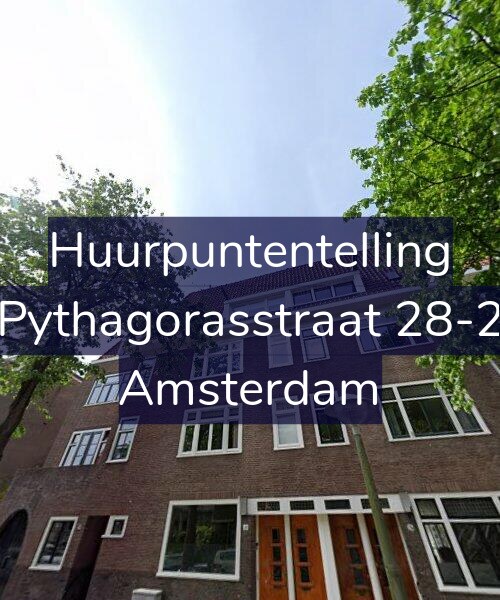 Foto gevel Huurpuntentelling voor Pythagorasstraat 28-2, Amsterdam