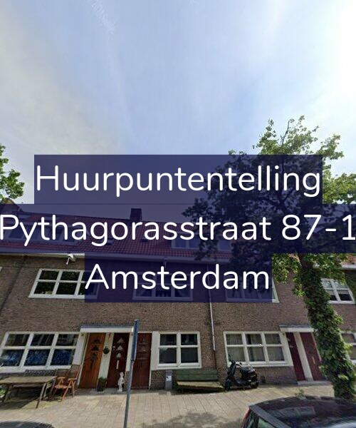 Foto gevel Huurpuntentelling voor Pythagorasstraat 87-1, Amsterdam