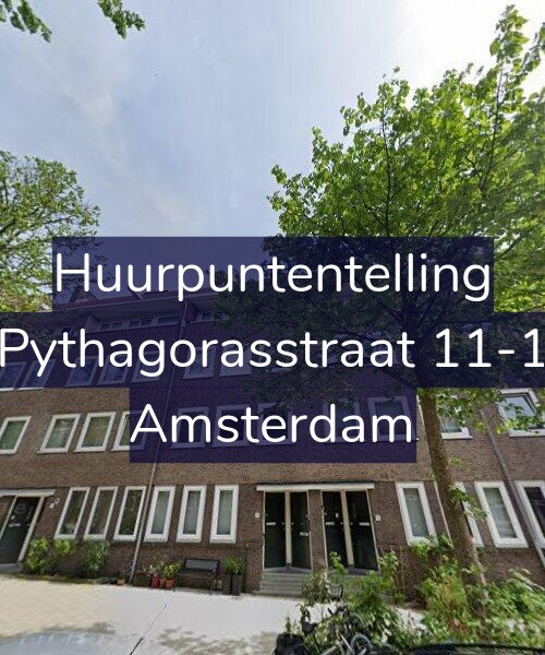 Foto gevel Huurpuntentelling voor Pythagorasstraat 11-1, Amsterdam