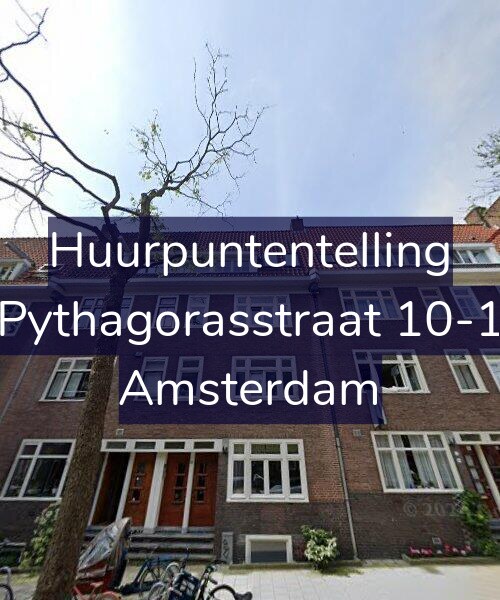 Foto gevel Huurpuntentelling voor Pythagorasstraat 10-1, Amsterdam