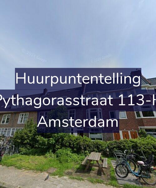 Foto gevel Huurpuntentelling voor Pythagorasstraat 113-H, Amsterdam