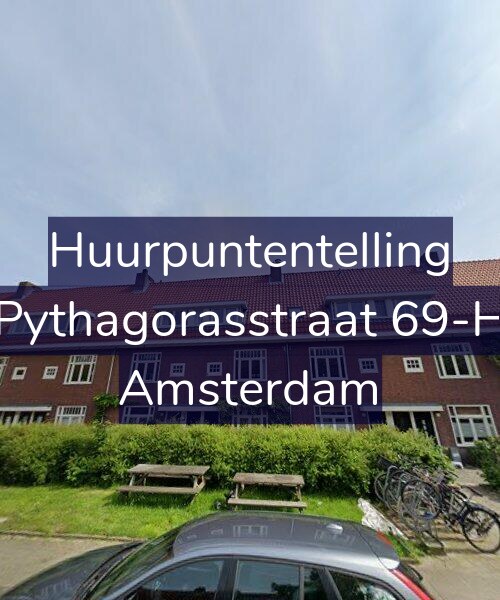 Foto gevel Huurpuntentelling voor Pythagorasstraat 69-H, Amsterdam