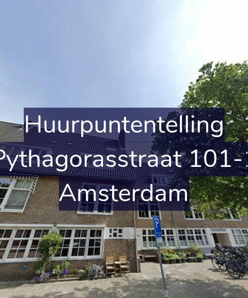 Foto gevel Huurpuntentelling voor Pythagorasstraat 101-1, Amsterdam