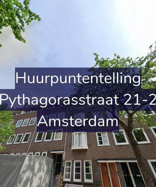 Foto gevel Huurpuntentelling voor Pythagorasstraat 21-2, Amsterdam
