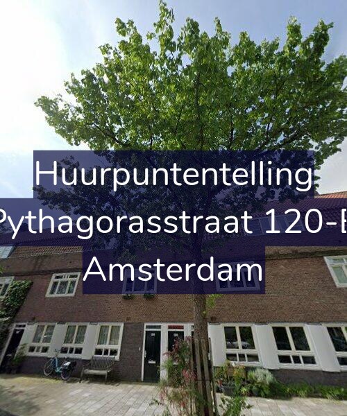 Foto gevel Huurpuntentelling voor Pythagorasstraat 120-B, Amsterdam