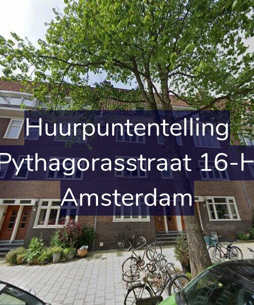 Foto gevel Huurpuntentelling voor Pythagorasstraat 16-H, Amsterdam