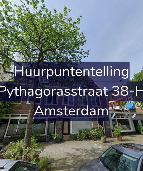 Foto gevel Huurpuntentelling voor Pythagorasstraat 38-H, Amsterdam
