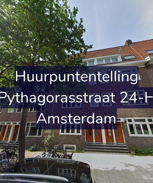Foto gevel Huurpuntentelling voor Pythagorasstraat 24-H, Amsterdam