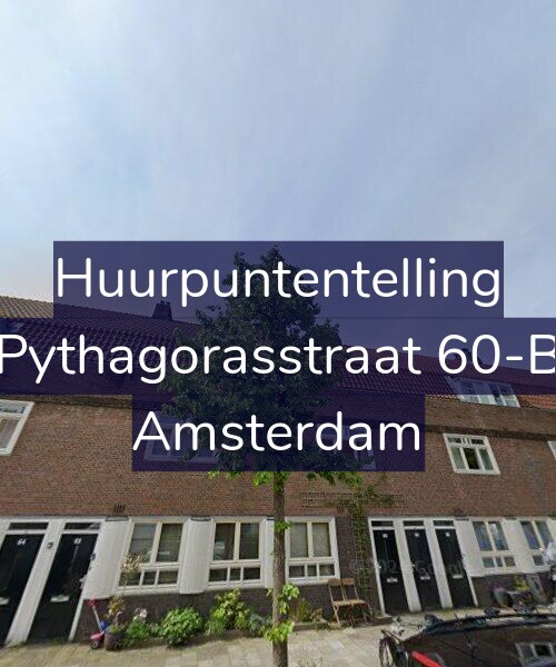 Foto gevel Huurpuntentelling voor Pythagorasstraat 60-B, Amsterdam