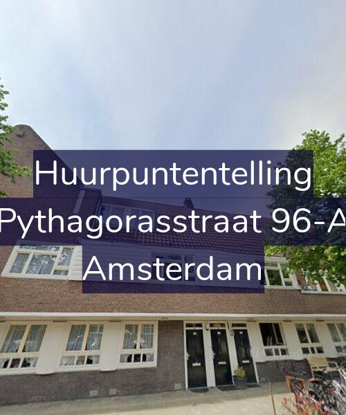 Foto gevel Huurpuntentelling voor Pythagorasstraat 96-A, Amsterdam