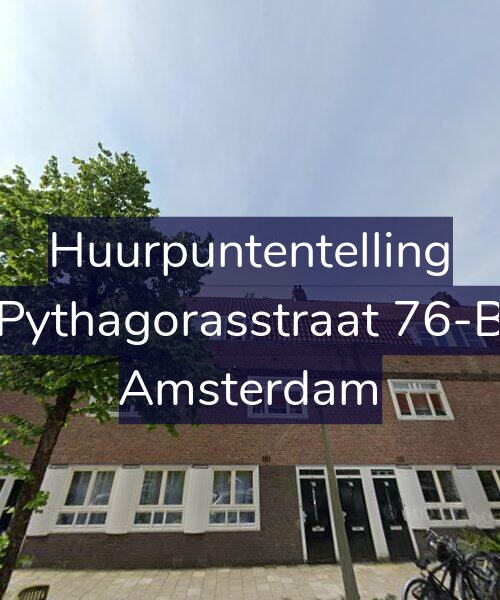 Foto gevel Huurpuntentelling voor Pythagorasstraat 76-B, Amsterdam