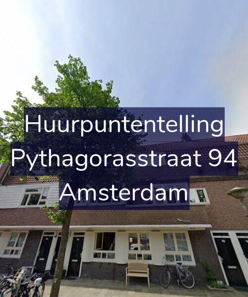 Foto gevel Huurpuntentelling voor Pythagorasstraat 94, Amsterdam