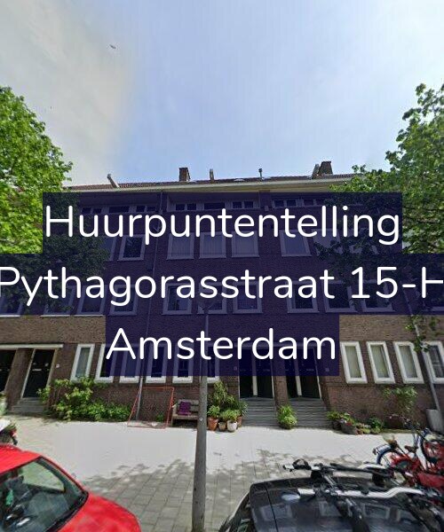 Foto gevel Huurpuntentelling voor Pythagorasstraat 15-H, Amsterdam