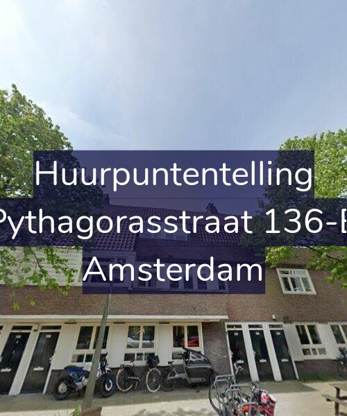 Foto gevel Huurpuntentelling voor Pythagorasstraat 136-B, Amsterdam