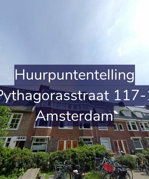 Foto gevel Huurpuntentelling voor Pythagorasstraat 117-1, Amsterdam